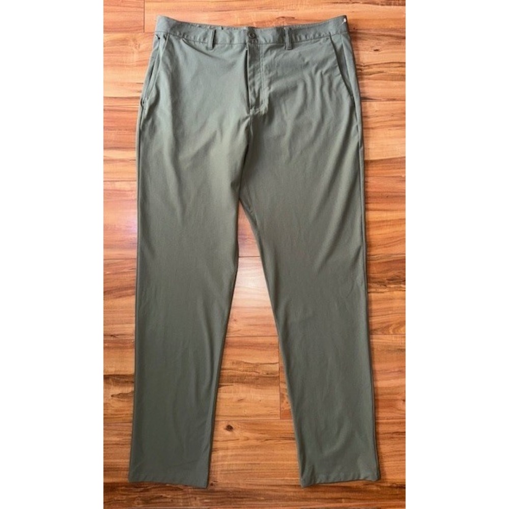 NWOT SKYR Performance Pant Tricot Slim Fit Dynasty Stretch‎ Mens 36x32 Green